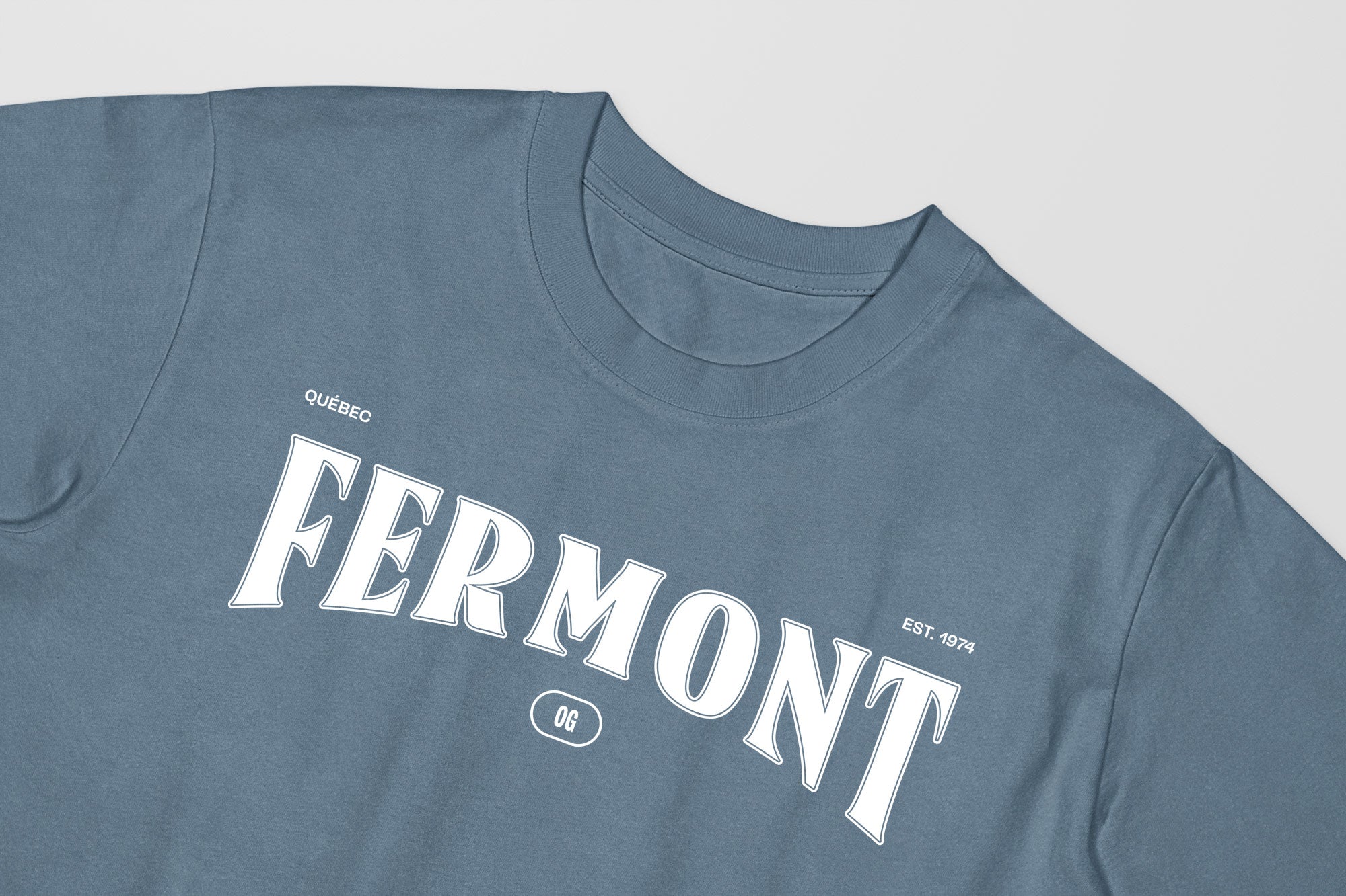 Mon T-Shirt Garçon - Adultes - Fermont - Impression en Blanc