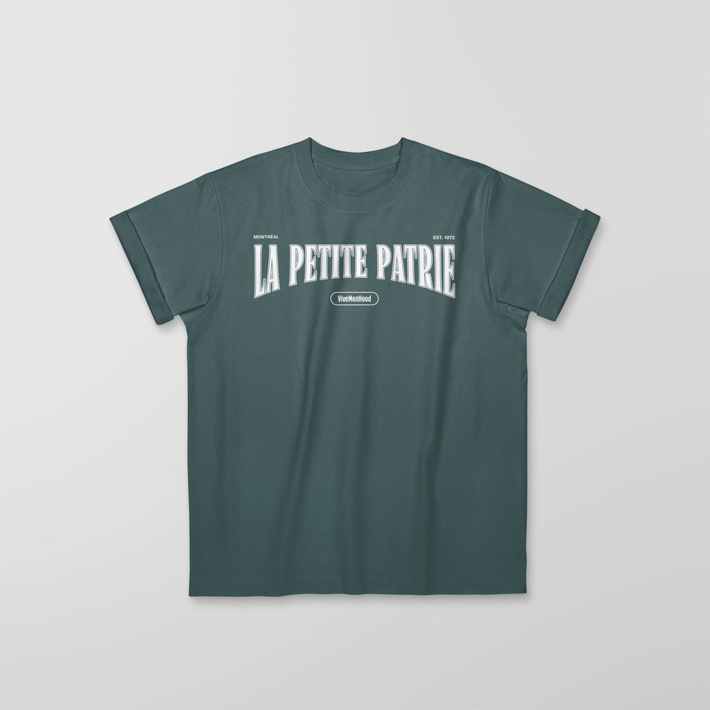 Mon T-Shirt Garçon - Adultes - La Petite Patrie - Impression en Blanc