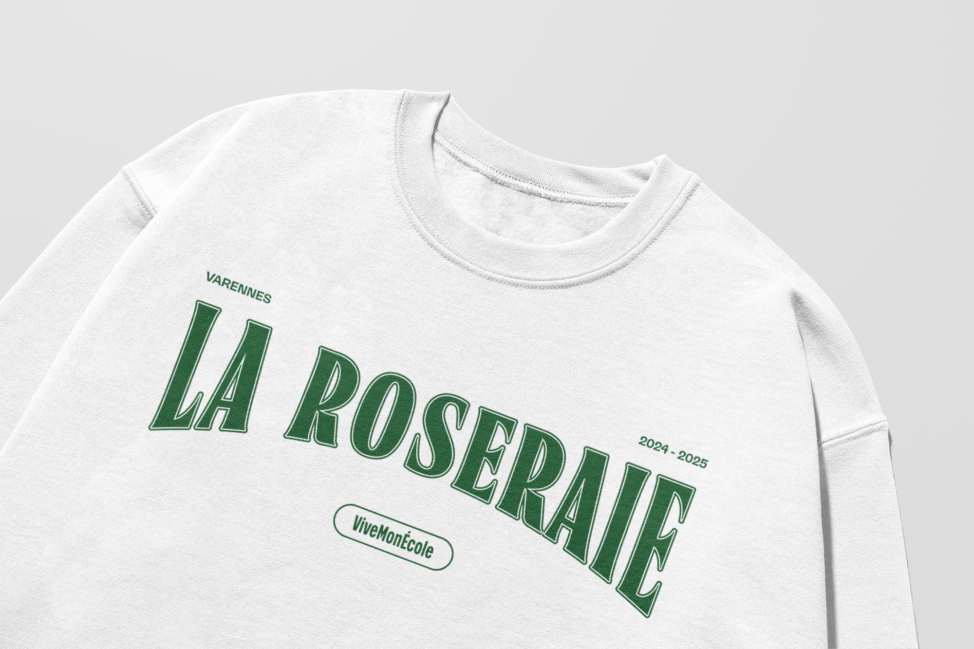 Mon Crew Fit - La Roseraie - Adulte - Vert