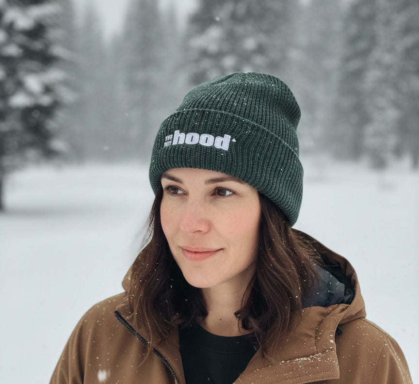 Ma Tuque - ViveMonHood - Brodée en blanc - Fait au Canada