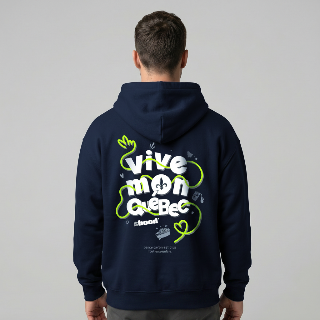 Mon Hood Confort - Fête Nationale du Québec - Hoodie Adulte