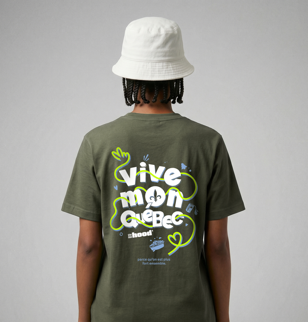 Mon T-Shirt Garçon - Fête Nationale du Québec - Adulte